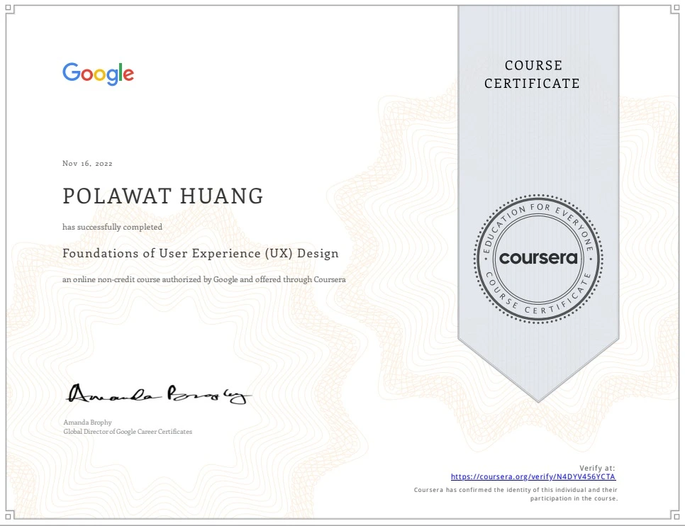 Foundations of User Experience (UX) Design
