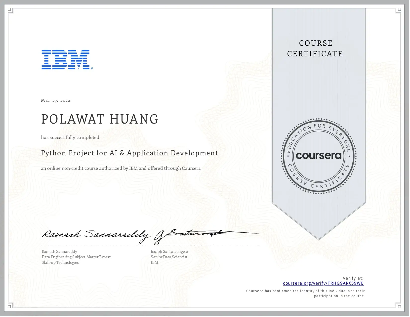 Python Project for AI & Application Development